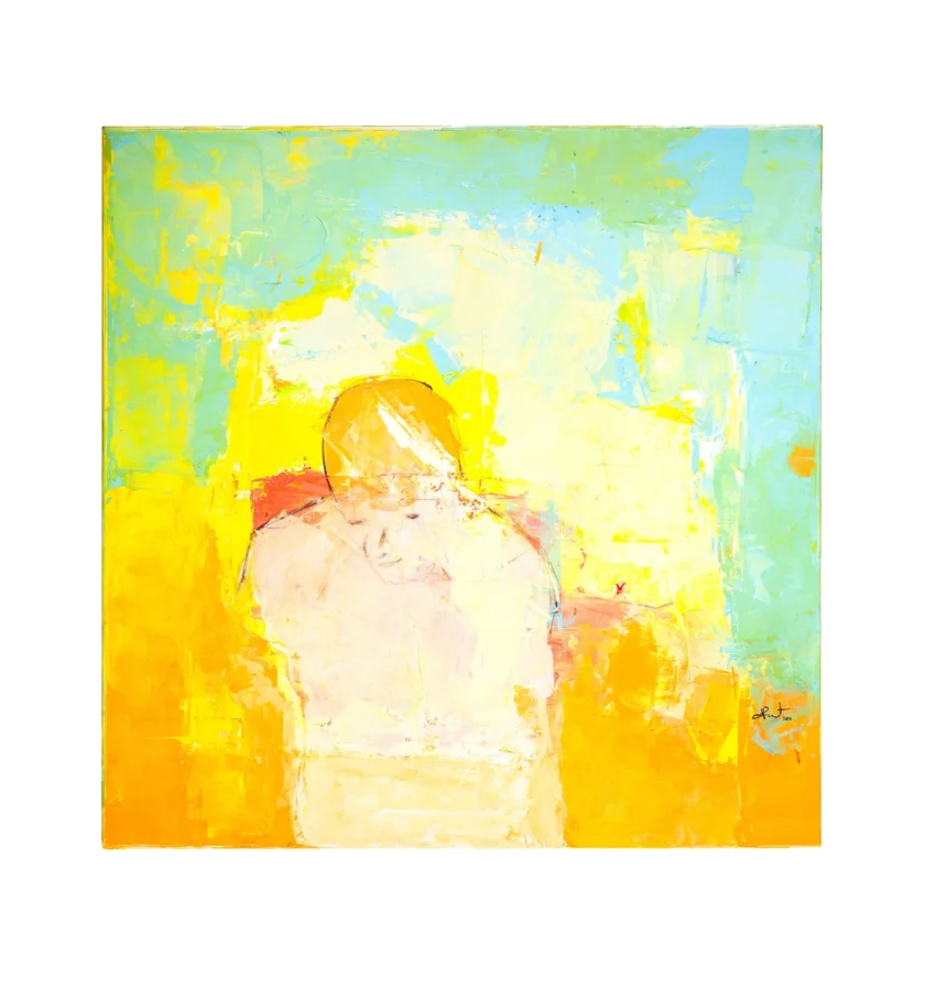 Cold plunge abstract painting