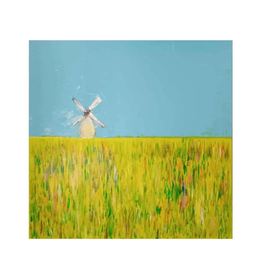windmill painting